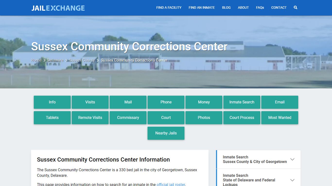 Sussex Community Corrections Center - Jail Exchange
